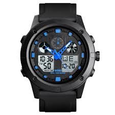 SKMEI HOMME DUEL MONTRE 1514 BLEU