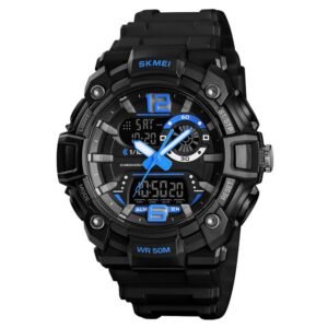 SKMEI HOMME DUEL MONTRE 1529 BLEU